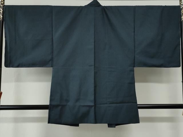 平和屋着物●男性　紬　アンサンブル　120亀甲　総詰め　正絹　逸品　未使用　CABE2770yc
