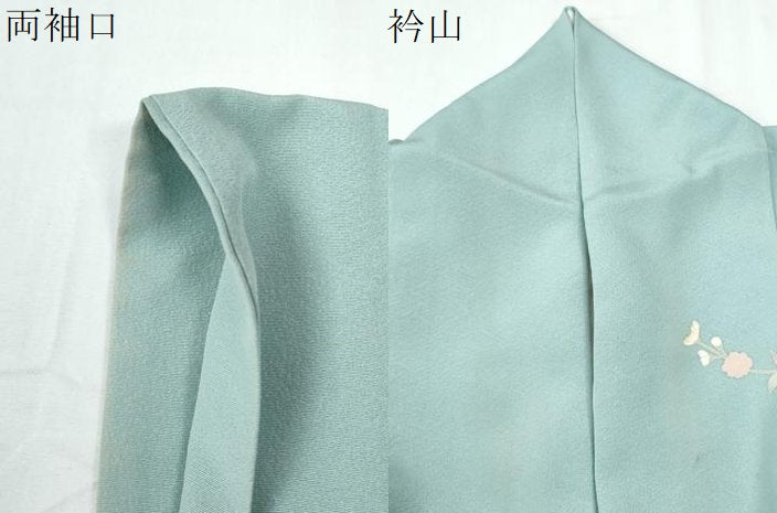 平和屋着物●訪問着　友禅　作家物　枝花文　暈し染め　正絹　逸品　CABE2782yc