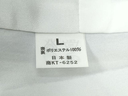 平和屋着物●小紋　縞　舞葉麻の葉花文　洗える着物　CABE2788yc