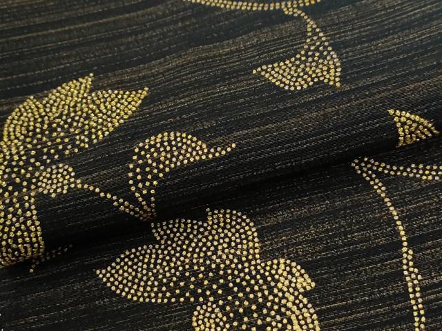 平和屋着物●中国三大刺繍　相良刺繍　訪問着　更紗花唐草文　金彩　鈴乃屋扱い　正絹　逸品　CABE2795yc