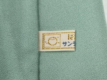 平和屋着物●訪問着　刺繍　遠山枝桜文　暈し染め　正絹　逸品　CABE2803yc