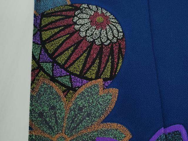 平和屋着物●豪華振袖　毬舞桜文　正絹　逸品　CABE2804yc