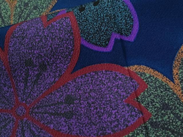 平和屋着物●豪華振袖　毬舞桜文　正絹　逸品　CABE2804yc