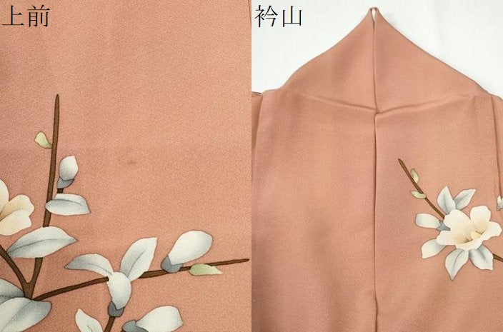 平和屋着物●訪問着　枝花文　正絹　逸品　CABE2811yc