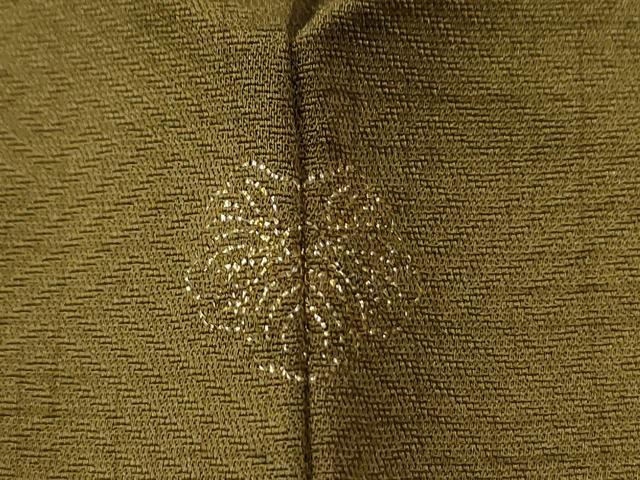 平和屋着物●訪問着　刺繍　松皮菱網目草花文　暈し染め　金彩　正絹　逸品　CABE2825yc