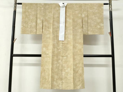 平和屋着物●長襦袢　無双仕立て　舞花文　正絹　逸品　未使用　CABE2833yc