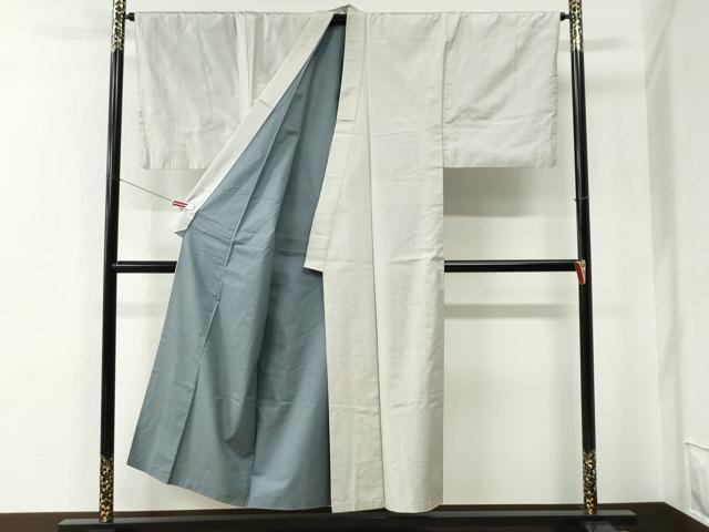 平和屋着物●男性　本場大島紬　白大島　100亀甲　総詰め　正絹　逸品　CABE2839yc