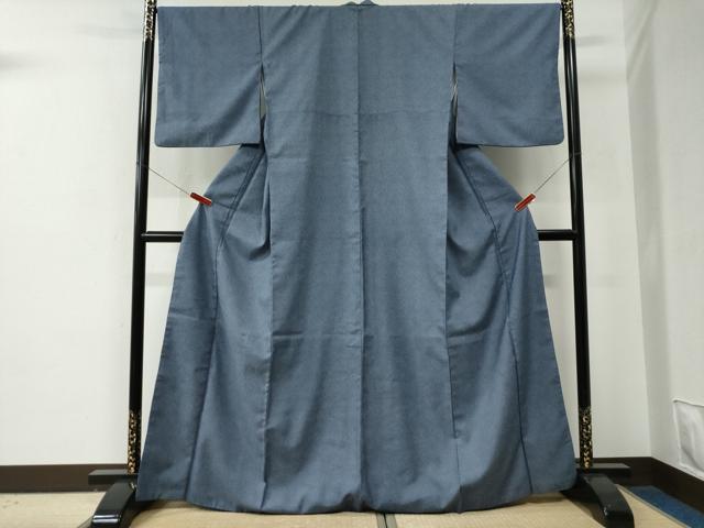 平和屋着物●江戸小紋　鮫小紋柄　洗える着物　CABE2847yc
