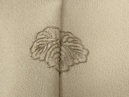 平和屋着物●訪問着　駒刺繍　花鳥唐草文　金彩　正絹　逸品　CABE2850yc