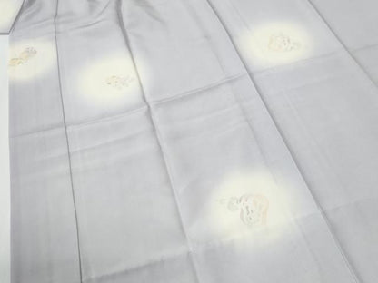 平和屋着物●染色作家　彩峰　長襦袢　無双仕立て　成り物　蛍暈し　正絹　逸品　CABE2868yc