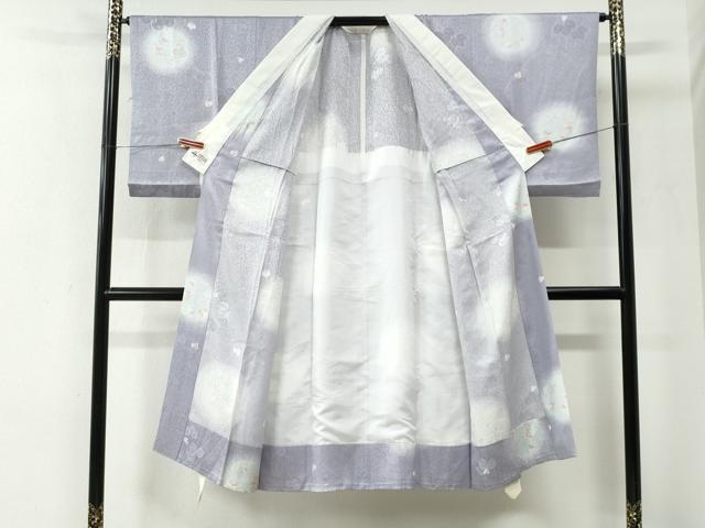 平和屋着物●長襦袢　無双仕立て　南天蔦の葉地紋　蛍暈し　やまと誂製　正絹　逸品　CABE2870yc 平和屋着物○長襦袢 無双仕立て 南天蔦の葉地紋 蛍暈し やまと