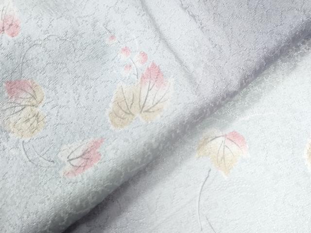 平和屋着物●長襦袢　無双仕立て　南天蔦の葉地紋　蛍暈し　やまと誂製　正絹　逸品　CABE2870yc 平和屋着物○長襦袢 無双仕立て 南天蔦の葉地紋 蛍暈し やまと