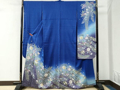 平和屋着物●豪華振袖　辻が花　絞り　暈し染め　正絹　逸品　CABE2875yc