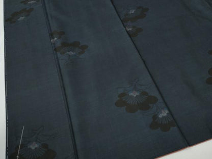 平和屋着物●都喜ヱ門　本場大島紬　9マルキ　泥染め　美の誇り　藤絹織物謹製　証紙付き　正絹　逸品　未使用　CABE2882yc