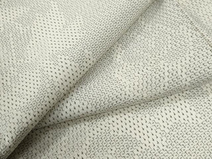 平和屋着物●本塩沢　110亀甲　枝葉文　正絹　逸品　未使用　CABE2885yc