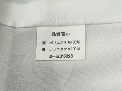 平和屋着物●訪問着　舞花文　暈し染め　黒地　洗える着物　CABE2898yc