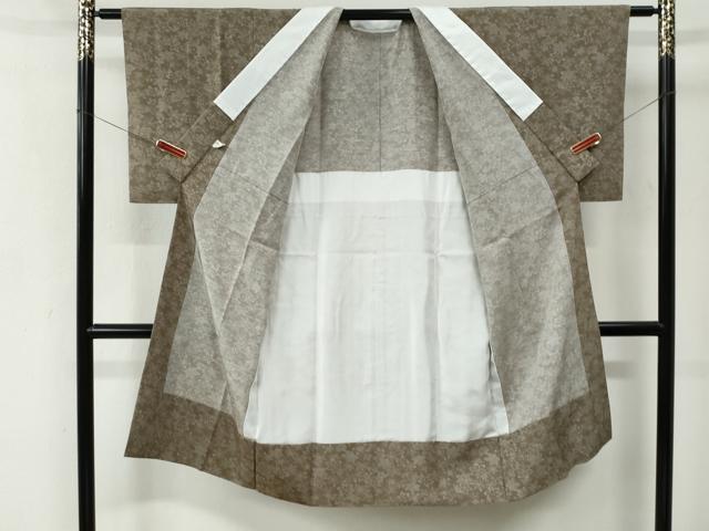 平和屋着物●長襦袢　無双仕立て　楓舞花文　正絹　逸品　CABE2904yc 平和屋着物○長襦袢 無双仕立て 楓舞花文 正絹 逸品 CABE2904yc