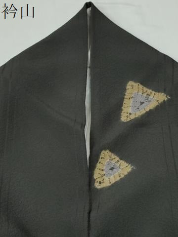 平和屋着物●上質な小紋　作家物　絞り　吉祥文　ロング丈　正絹　逸品　CABE2908yc