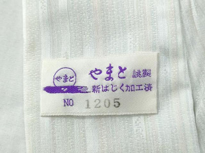 平和屋着物●長襦袢　無双仕立て　霞地紋　やまと誂製　正絹　逸品　CABE2911yc