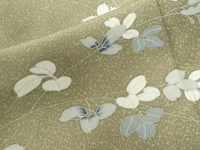 平和屋着物●訪問着　友禅　枝花文　暈し染め　正絹　逸品　CABE2931yc