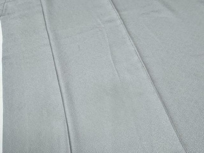 平和屋着物●京加賀友禅　百貫達雄監修　色無地　白梅鼠色　正絹　逸品　CABE2938yc