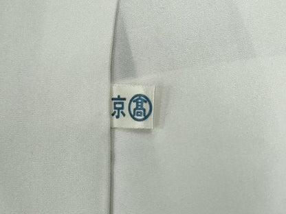 平和屋着物●本場結城紬　重要無形文化財　100亀甲　飛び亀甲柄　色紙笹竹花文　黒地　高島屋扱い　正絹　逸品　CABE2940yc