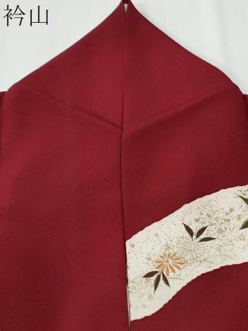 平和屋着物●豪華振袖　駒刺繍　道長吉祥舞花文　暈し染め　金彩　正絹　逸品　CABE2947yc