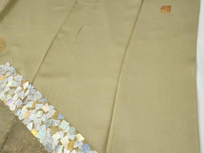 平和屋着物●金彩友禅作家　金彩の魔術師　堀省平　金煌織　訪問着　鳳凰花唐草文　金銀彩　正絹　逸品　CABE2949yc
