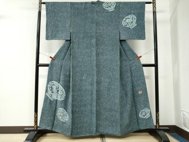 平和屋着物●訪問着　作家物　辻が花　絞り　正絹　逸品　未使用　CABE2968yc