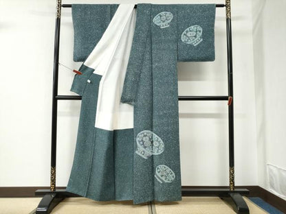 平和屋着物●訪問着　作家物　辻が花　絞り　正絹　逸品　未使用　CABE2968yc