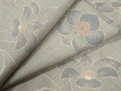 平和屋着物●本場大島紬　7マルキ　更紗花唐草文　正絹　逸品　CABE2971yc