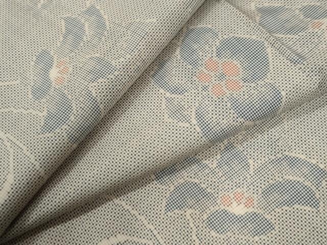 平和屋着物●本場大島紬　7マルキ　更紗花唐草文　正絹　逸品　CABE2971yc