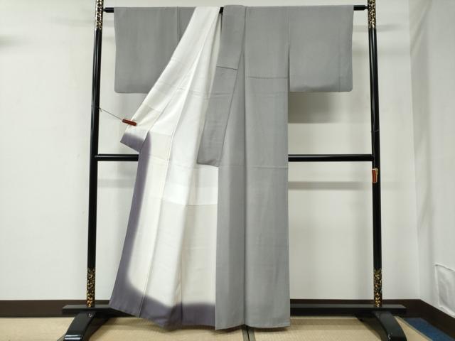 平和屋着物●江戸小紋　東京染小紋　中條隆一作　加賀前田家留形菊菱　反端付き　正絹　逸品　CABE2982yc