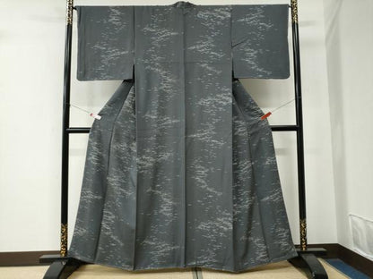 平和屋着物●上質な小紋　霞文　正絹　逸品　未使用　CABE2985yc