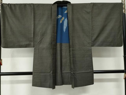 平和屋着物●男性　本場大島紬　アンサンブル　9マルキ　正絹　逸品　CABE2991yc
