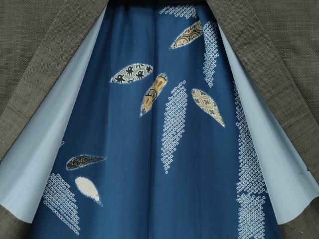 平和屋着物●男性　本場大島紬　アンサンブル　9マルキ　正絹　逸品　CABE2991yc