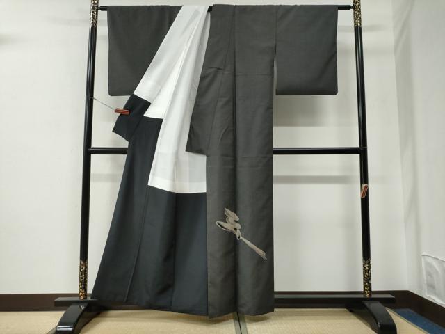 平和屋着物●洛楽人工房　本場大島紬　色留訪問着　吉祥文　丸恵謹製　証紙付き　正絹　逸品　CABE2997yc