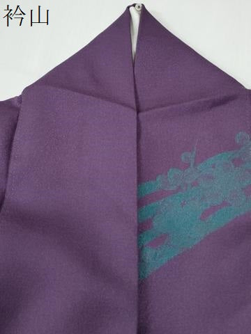 平和屋着物●世界的ファッションデザイナー　山本寛斎　kansaiブランド　振袖　刺繍　雪輪吉祥花文　金彩　正絹　逸品　CABE3009yc