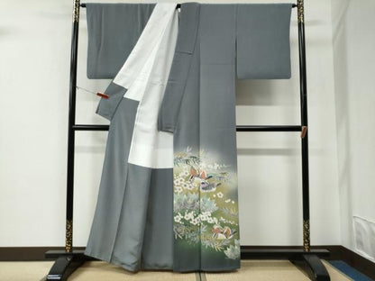 平和屋着物●豪華色留袖　作家物　鴛鴦松竹梅　暈し染め　金彩　正絹　逸品　CABE3016yc