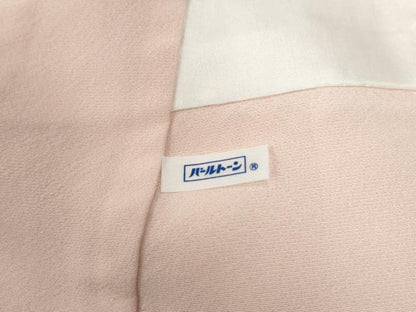 平和屋着物●訪問着　友禅　作家物　牡丹花車文　暈し染め　正絹　逸品　CABE3019yc