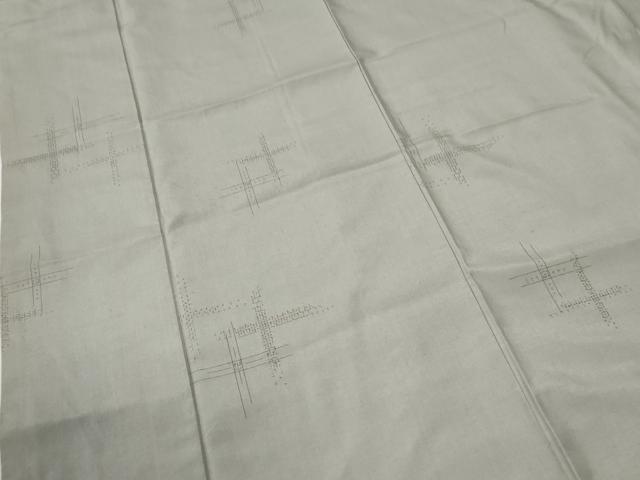 平和屋着物●結城紬　奥順　はたおり娘　100亀甲　飛び亀甲柄　吉祥文　ますいわ屋扱い　証紙付き　正絹　逸品　CABE3029yc