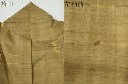 平和屋着物●国指定重要無形文化財　本場久米島紬　手織　廣田紬謹製　証紙付き　正絹　逸品　CABE3032yc