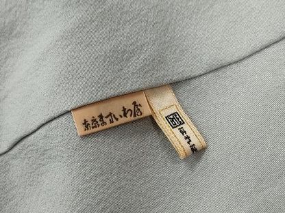 平和屋着物●訪問着　花蝶文　ラインストーン　暈し染め　金彩　ますいわ屋扱い　正絹　逸品　CABE3049yc
