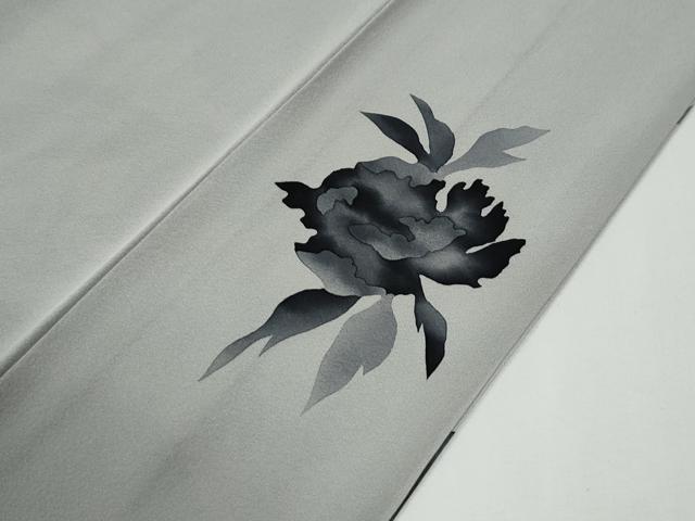 平和屋着物●訪問着　花蝶文　ラインストーン　暈し染め　金彩　ますいわ屋扱い　正絹　逸品　CABE3049yc