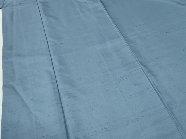 平和屋着物●結城紬　色無地　薄花色　正絹　逸品　CABE3061yc