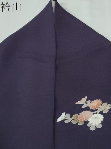 平和屋着物●訪問着　横縞流水地紙雪輪花文　金彩　鈴乃屋扱い　正絹　逸品　CABE3072yc