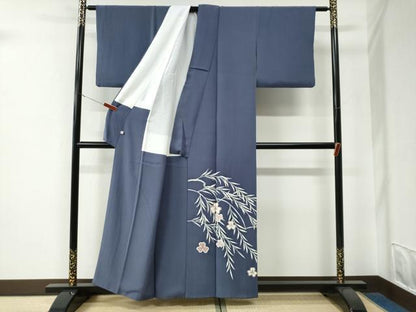 平和屋着物●豪華色留袖　草花文　正絹　逸品　CABE3077yc