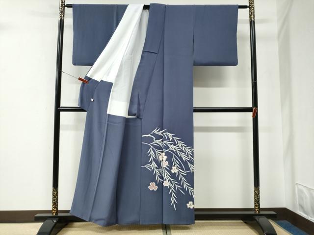 平和屋着物●豪華色留袖　草花文　正絹　逸品　CABE3077yc
