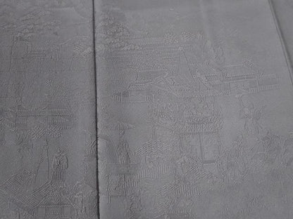 平和屋着物●無地絵羽訪問着　寿光織　古都三大祭　薄色　反端付き　正絹　逸品　未使用　CABE3094yc