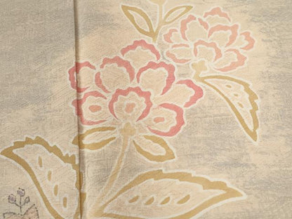 平和屋着物●訪問着　花唐草文　暈し染め　正絹　逸品　CABE3099yc
